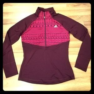 Adidas climawarm pullover zip up